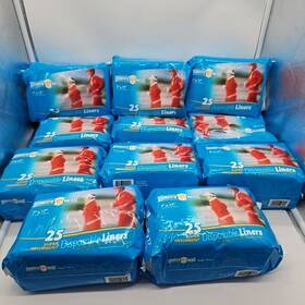 Comfort Wear 853963002099 Disposable Super Absorbent Liners 7x17 In Adult 11pk Bundle 260 Pcs