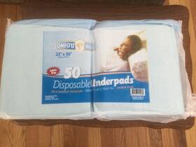 Comfortwear 853963002082 Premium Grade Disposable Underpads 23 X 36 Latex Free 50 Pcs