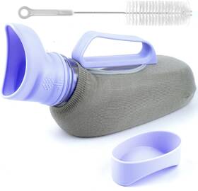 Comiko 313042515501 Urinal For Women - 40oz/1200ml Large Capacity Leakproof Pee Bottle With Knitted