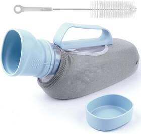 Comiko 726084090545 Urinal For Men - 40oz/1200ml Large Capacity Leakproof Pee Bottle With Knitted Sl