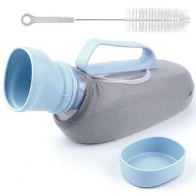 Uw001 Comiko Urinal For Men - 40oz/1200ml Large Capacity Leakproof Pee Bottle With Knitted