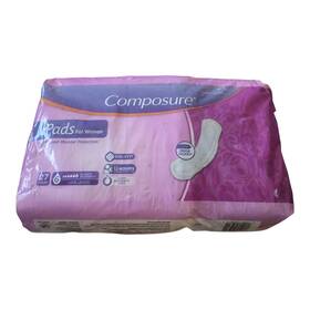 Composure 090891952311 Pads For Women Odor Guard 27 Count Long Length 6