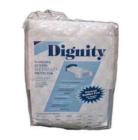 34080 Conco Dignity Washable Quilted Bedpad Protector 34 Inch X 36 Cotton Birdseye #34080 New
