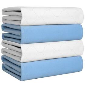 Conkote 938056215120 Heavy Absorbency Bed Pads 34x36 4 Pack Washable And Reusable Incon