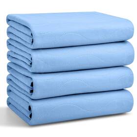 Conkote 973639522370 4 Pack Washable Underpads 34x36 In Waterproof Bed Couch Floor Protector