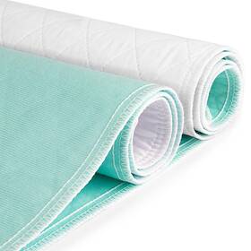 Cs-008 Coolshields Waterproof Bed Pads Incontinence 34ftft X 36ftft 2 Pack Washable Re