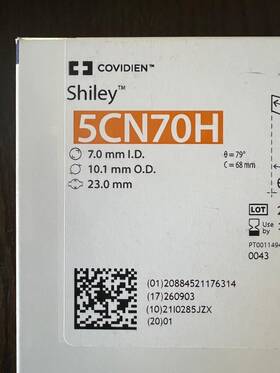 5cn70h Covidien 7.0mm. Ref. 5cn70h. Exp 2026-09