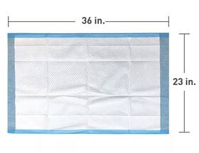 Wmp2336heavy Covidien Bed Liners 7194 Underpad 23 Inch X 36 70 Pads Sealed Ultra Absorption Usa