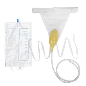 Cryfokt 186558812669 Urinal Pee Holder 1000ml Portable External Catheter For Men
