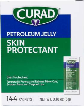 Cur005345h Curad Petroleum Jelly Skin Protectant Healing Ointment For Dry Cracked