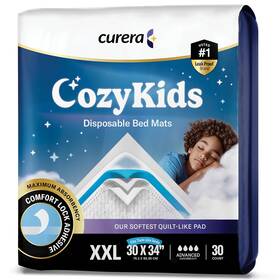 Curera 445002737760 Cozykids Disposable Bedwetting Bed Pads For Kids 30 Inch X 34 Super Absorbent Potty Curera 445002737760 Cozykids Disposable Bedwetting Bed Pads For Kids 30 Inch X 34 Super Absorbent Potty