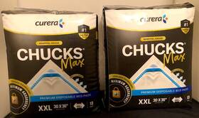 Cur-3036br Curera 26 Chucks Max Super Absorbent Disposable Bed Pads Xxl 30x36 Up To 400 Lbs