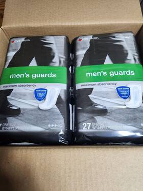 Cvs 050428256640 A Case Of 6 Packs 27 162 Total Health Mens Guards With Odor Guard