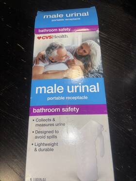 Cvs 050428390429 Male Urinal Portable Receptable Personal Care