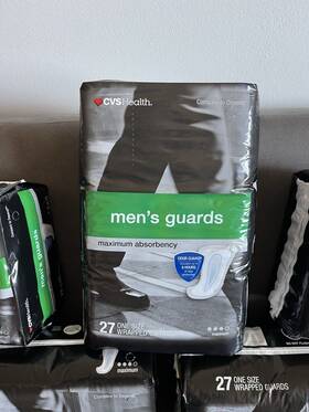 Cvs 050428410950 5 Health Guards For Men Maximum Absorbency 27 Count One Size Set Of
