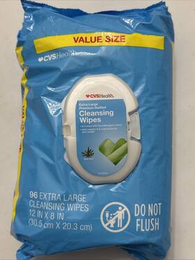 Cvs 050428454220 Health 96 Extra Large Cleansing Wipes