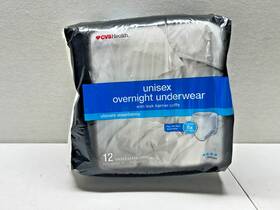 Cvs Health 050428328330 Pack Of 12 Unisex Overnight Underwear Extra Large Xl 58 Inch - 68