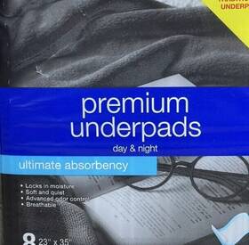 Cvs Health 050428399224 8 Premium Underpads Day And Night Ultimate Absorbency 23 Inch X 35