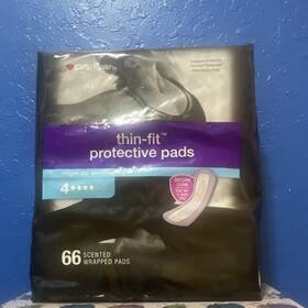 054-012-142-10-95 Cvs Health Thin-fit Protective Pads Moderate Absorbency Scented 66 Count