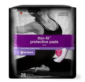 349651 Cvs Health #349651 New Size 6 Thin-fit Protective Pads Long 28 Scented