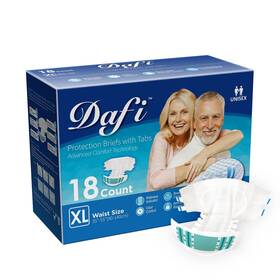 Dafi 947662232032 Adult Diapers Disposable Incontinence Briefs With Tabs Postpartum Leakp