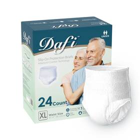 Dafi 947662232094 Adult Incontinence Underwear For Women And Men Xl/24 Count Overnight Blad
