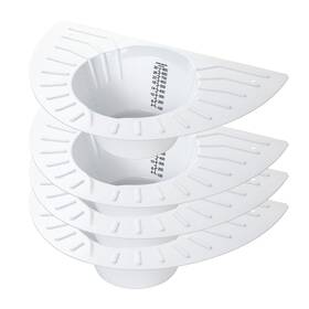 Dawusong 445020750765 4 Pack Urine Collection Hats For Toilet Durable Graduated Specimen Collector