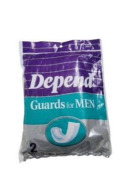 Depend 036000191691 Vintage 1996 Guards For Men 2 Pack Depends