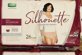 Depend 036000514490 Silhouette Incontinence And Postpartum Underwear For Women Small 26 Count
