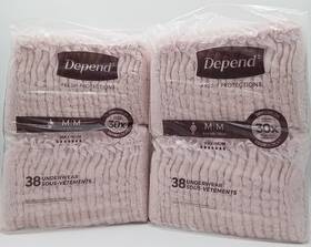 Depend 036000541977 Women S Size Medium Maximum Absorbency Underwear 76 Count