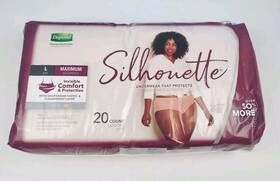 Depend 036000542264 Silhouette Maximum Absorbency Womens Underwear Size Large 20 Count New
