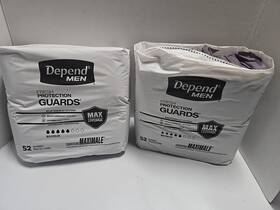 Depend 036000584158 Guards Incontinence Pads For Men Maximum Absorbency 100 Count