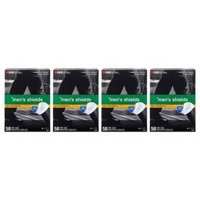 Depend 050428586495 Cvs Health Mens Shields Light Absorbency 58ct Each Lot Of 4 - Compare To