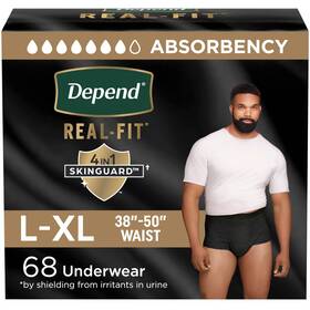 10036000583646 Depend Real Fit Adult Diapers Incontinence Underwear For Men Disposable Ma