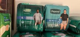 Depend 4793002 Fit-flex Underwear Xl Gray Maximum Absorbency For Men Disposable