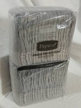 5238804 Depend Fresh Incontinence Underwear Brief Male Ultimate Absorbency Lg 42 Ct