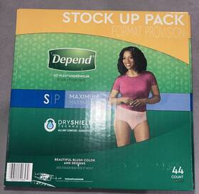 53036067 Depend Fit-flex Adult Incontinence Underwear For Women - Maximum Absorbency Sm