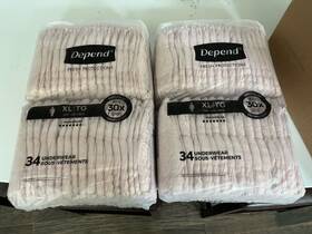 5419903 Depend Fresh Protection Adult Incontinence Underwear For Women Xl 68