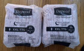 E5ueb5u5uv Depend Night Defense Adult Incontinence Underwear For Women Size Xxl- 20 Ct Nip