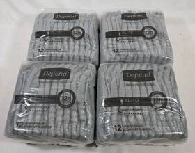 Defense-87937521 Depend Night Defense Xl 48ct Disposable Underwear For Men Free Ship