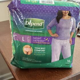 Sg0003067405 Depend Night Defense Overnight Incontinence Pants Women Large Cloth 14 Count