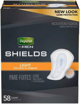 Dependsmen 445006530589 Incontinence Shields/pads Light Absorbency - 1 Box