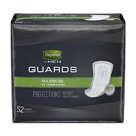 Dependsmen 880773711538 Depends Mens Incontinence Guards/pads One Size 1 Count