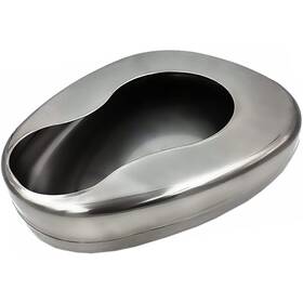 Dexsur 810083271071 Bedpans For Elderly Men And Women Heavy Duty Metal Autoclavable Adult Stainl