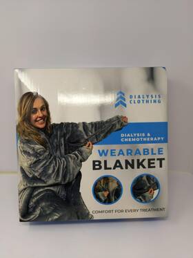 Dialysis Clothing 197644540365 Sweatshirts Arm Zipper Oversized Wearable Blanket