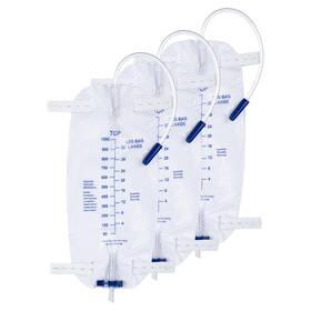 Zj-02 Dokibi 3 Pack 1000ml Sterile Leg Urinary Drainage Bags With 2 Adjustable Elastic Str