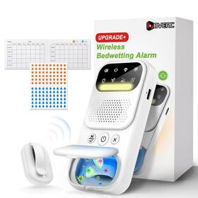 Bjq-8001 Doverc Upgraded Bedwetting Alarm For Boys Girls Older Kids Wireless Sensor Bed We
