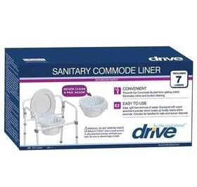 Drive 822383000077 Medical Super Absorbent Sanitary Commode Pail Liners 1 Pack With 7