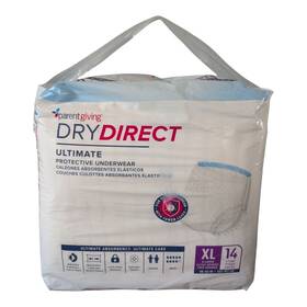 Dry Direct 011809017467 Ultimate Protective Underwear Xl 14 Count Pack 1 Unit Brand New