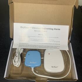 Bin-6 Dryeasy Plus Wireless Bedwetting Alarm Safe Easy Vibration 6 Sounds Dry -b1